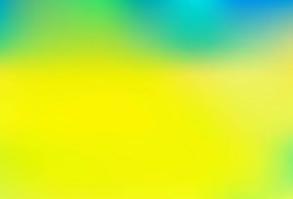 浅蓝色 黄色矢量抽象模糊模板 具有渐变的半色调风格的创造性插图 全新的商业设计风格 — 图库矢量图片