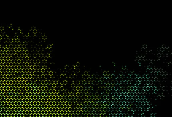 ダークブルー 結晶と黄色のベクトルパターン 長方形 カラフルな長方形のセットでイラスト 携帯電話の背景 — ストックベクタ