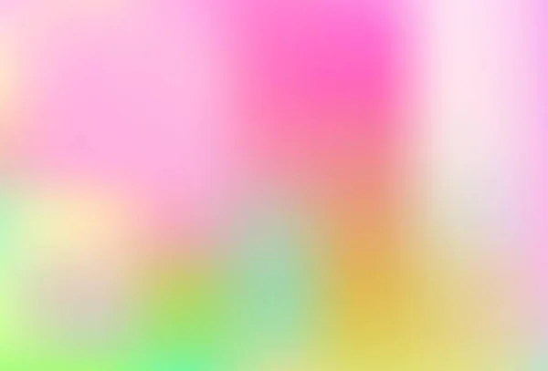Світло Рожевий Зелений Вектор Розмитий Кольоровий Фон Творчі Ілюстрації Стилі — стоковий вектор