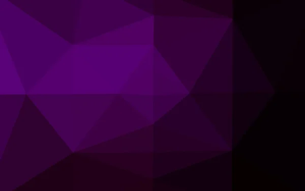 Layout Abstrato Polígono Vetorial Roxo Escuro — Vetor de Stock