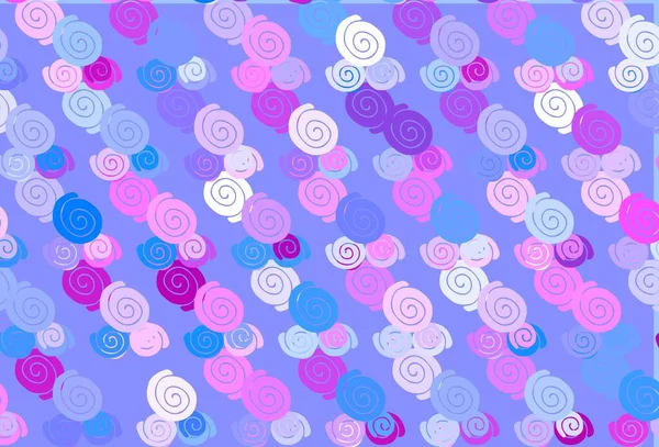 Ανοιχτό Ροζ Μπλε Διανυσματικό Μοτίβο Υγρά Σχήματα Μια Αόριστη Αφηρημένη — Διανυσματικό Αρχείο