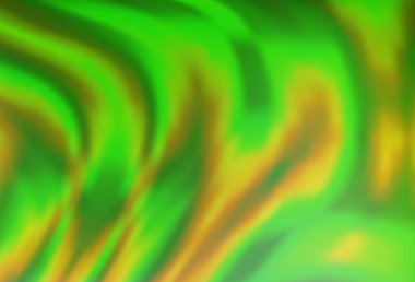 Açık yeşil kurdeleli vektör arka planı. Çağdaş gradyan soyut çizgileri olan çizimler. Web siteniz için mermer tasarımı.