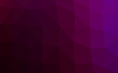 Koyu Mor vektör üçgen şablonu.