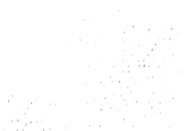 Müzikal notalı açık pembe vektör dokusu. Renkli gradyan notaların parlak çizimi. Fasion dergileri için şablon.