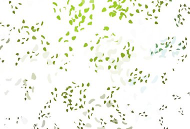 Açık yeşil, soyut şekilli sarı vektör arkaplan. Modern tarzda değişen renkli kaotik formlar. Bir cep telefonu için arka plan.