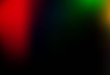 Koyu renk, Gökkuşağı vektörü bulanık ve renkli şablon. Zarif bir tasarıma sahip soyut bir çizim. Herhangi bir marka kitabı için şablon.