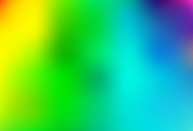 Açık Çokrenkli, Gökkuşağı vektörü modern zarif şablon. Soyut ve gradyan renkte renkli çizimler. İşiniz için basit tasarım.