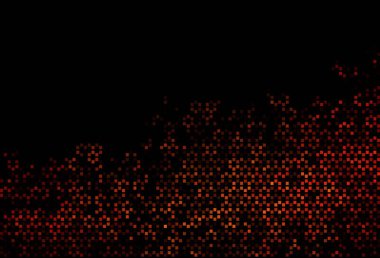 Dikdörtgen biçiminde koyu turuncu vektör dokusu. Renkli dikdörtgenleri olan bir resim. Terfi için modern şablon.