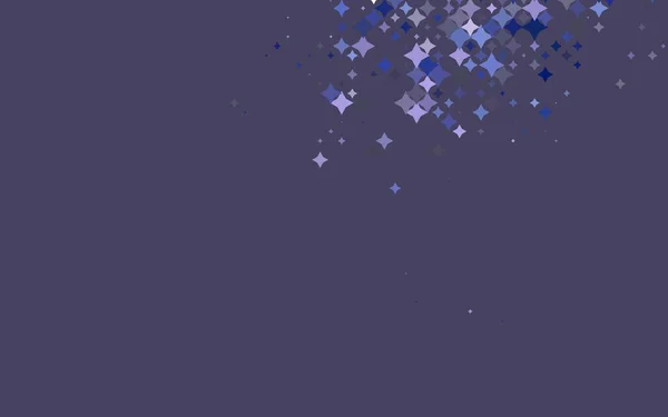 Jasnoniebieska Pokrywa Wektora Małymi Dużymi Gwiazdami Świecąca Kolorowa Ilustracja Gwiazdami — Wektor stockowy