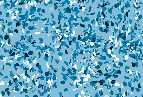 Modèle Vectoriel Bleu Clair Avec Des Formes Chaotiques Illustration Avec — Image vectorielle