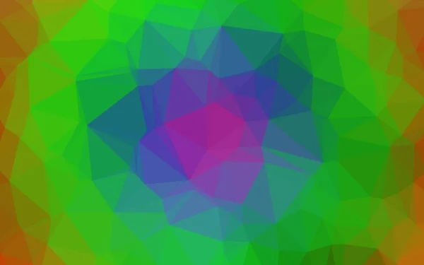 Светлая Многоцветная Радужная Векторная Абстрактная Многоугольная Текстура — стоковый вектор