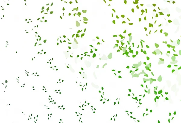 Світло Зелений Векторний Фон Абстрактними Формами Барвисті Хаотичні Форми Градієнтом — стоковий вектор
