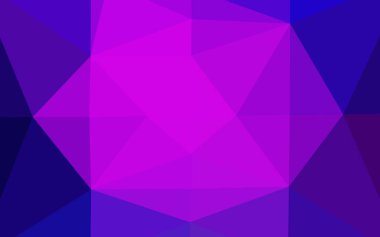 Koyu Pembe, Mavi vektör soyut mozaik arkaplan.