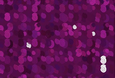 Kabarcık şekilli açık pembe vektör arkaplanı. Bulanık geometrik örnek ve eğimli kabarcıklar. Arkaplanlar için desenli dalga deseni.