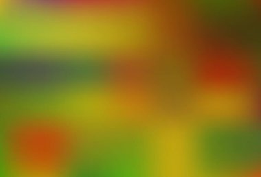 Açık yeşil, sarı vektör bulanık arkaplan. Soyut ve gradyan renkte renkli çizimler. Tasarımınız için yepyeni bir şablon.