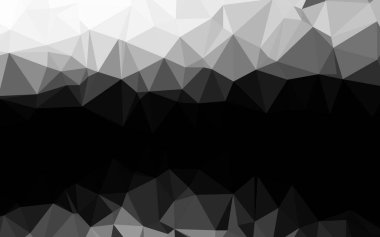 Açık Gümüş, Gri vektör soyut mozaik arkaplan.