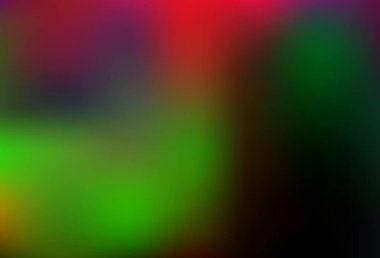 Koyu renk, Gökkuşağı vektör bokeh şablonu. Yaratıcı illüstrasyon, yarım tonlu ve eğimli. Tasarımınız için yepyeni bir şablon.