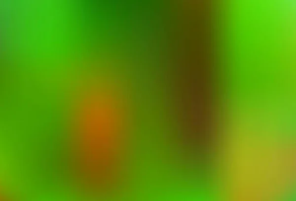 Verde Claro Vetor Amarelo Padrão Bokeh Abstrato Uma Vaga Ilustração — Vetor de Stock