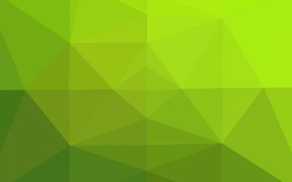 Modelo Triângulo Embaçado Vetorial Verde Claro — Vetor de Stock