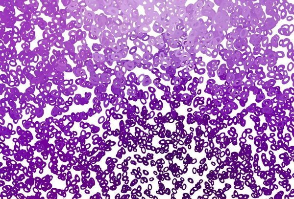Luz Fondo Vector Púrpura Con Burbujas Diseño Decorativo Borroso Estilo — Archivo Imágenes Vectoriales