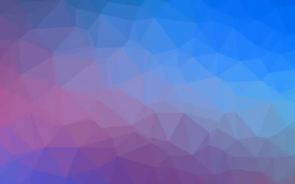Lichtblauw Rode Vector Polygon Abstracte Lay Out — Stockvector