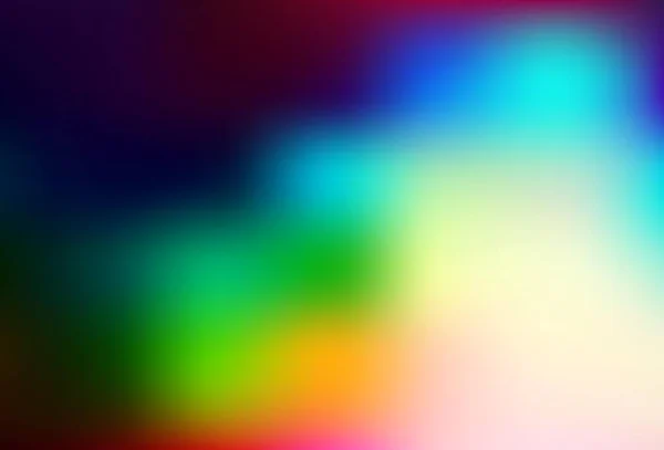 Luz Multicolor Vector Del Arco Iris Difuminado Brillo Plantilla Abstracta — Archivo Imágenes Vectoriales