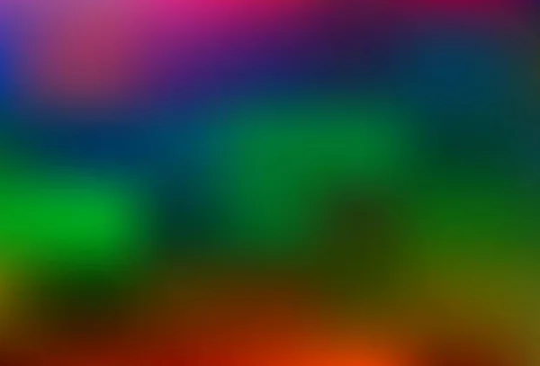 Dark Multicolor Rainbow Vektor Abstrakten Hellen Hintergrund Eine Vage Abstrakte Stockvektor