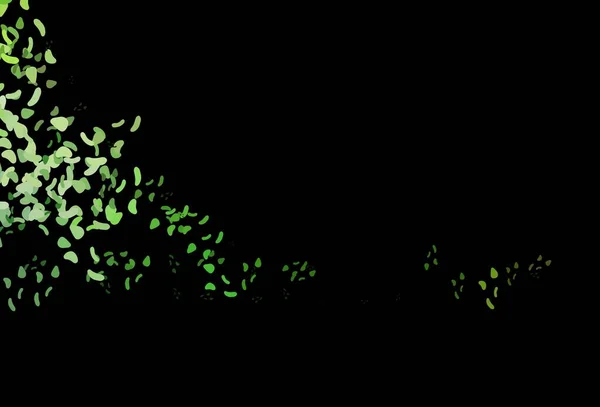Темно Зеленый Вектор Обратным Отклонением Декоративный Дизайн Абстрактном Стиле Случайными Стоковая Иллюстрация