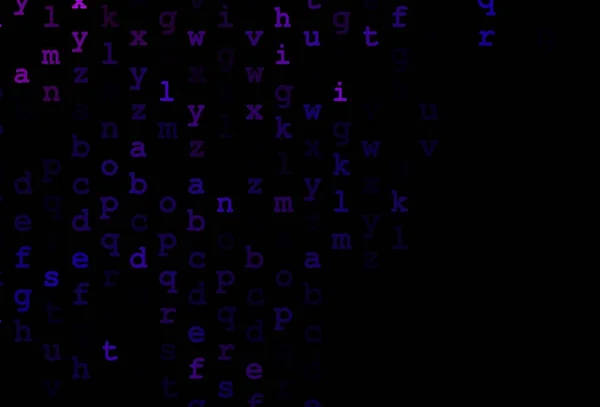 Темно Фиолетовый Розовый Векторный Шаблон Изолированными Буквами Размытый Дизайн Простом Лицензионные Стоковые Иллюстрации