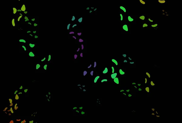 Темная Разноцветность Вектор Рейнбоу Искушают Мемфисами Декоративный Дизайн Абстрактном Стиле Стоковый вектор