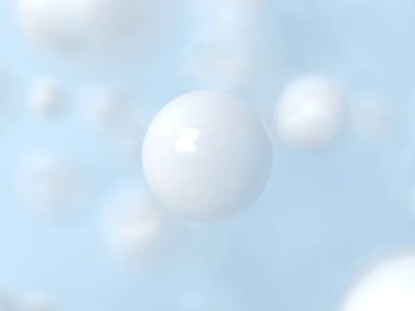 Абстрактный Белый Пузырь Фоне Сцена — стоковое фото