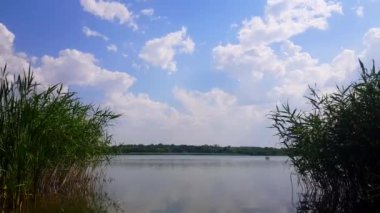 Nehir, Bulutlar, NatureTime-LapseUkrayna Statik Çekimi Doğal Dış Çekim