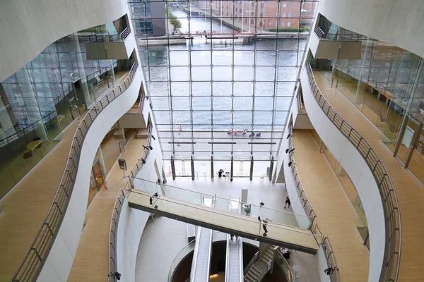 Black Diamond Bibliothèque Royale Copenhague Danemark — Photo