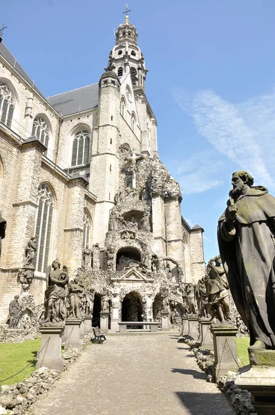 Церква Святого Карла Борромео Побудована Стилі Бароко Розташована Антверпені Бельгія — стокове фото
