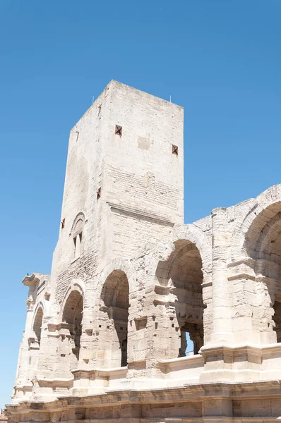 Arles Amphitheatre Римський Амфітеатр Південній Частині Французького Міста Арль — стокове фото