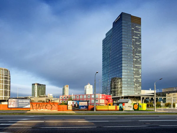 Busstationen Nivy Mlynske Nivy Bratislava Slovakien — Stockfoto