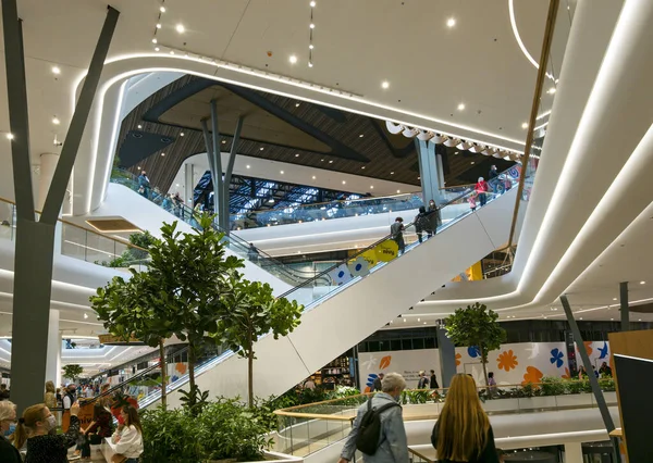 Nivy Bus Station Shopping Center Interior Bratislava Eslováquia — Fotografia de Stock