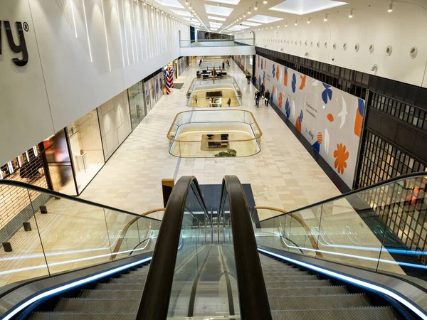 Nivy Bus Station Shopping Center Interior Bratislava Eslováquia — Fotografia de Stock