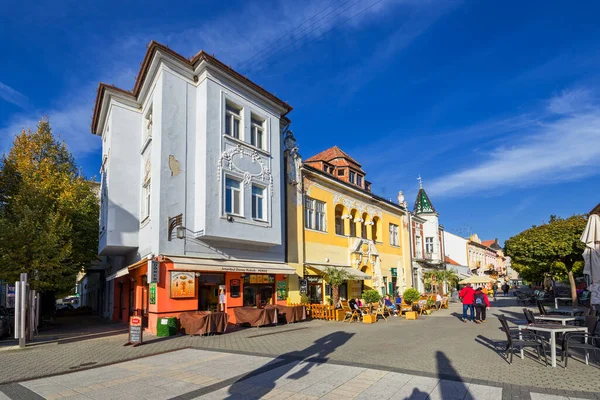 Kebab Perde Cafe Julyard Pedestrian Zone Piestany City Center Словаччина — стокове фото