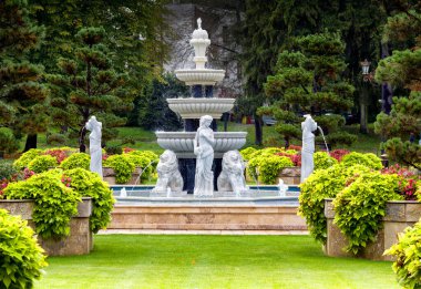 Afrodit Çeşmesi, Spa Rajecke Teplice, Slovakya.