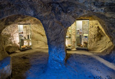 Sergi, kazı, müze, kale, Devin Bratislava, Slovakya.