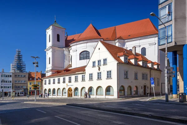 Catholic Church Holy Trinity Bratislava Slovakia — Zdjęcie stockowe