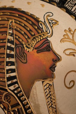 Duvardaki dekoratif plakalar, Mısırlılar, iç mekan.