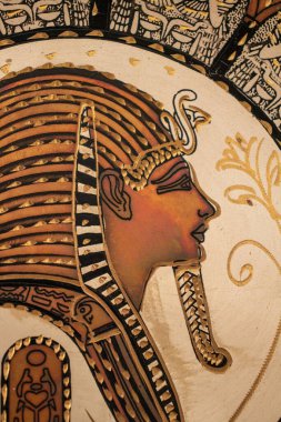 Duvardaki dekoratif plakalar, Mısırlılar, iç mekan.