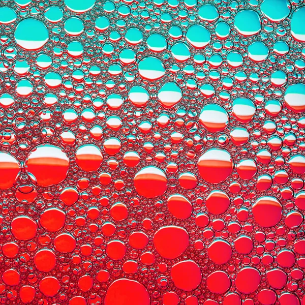 Närbild Färgade Bubblor Konsistens Skum Bubblor Makro Bakgrund — Stockfoto