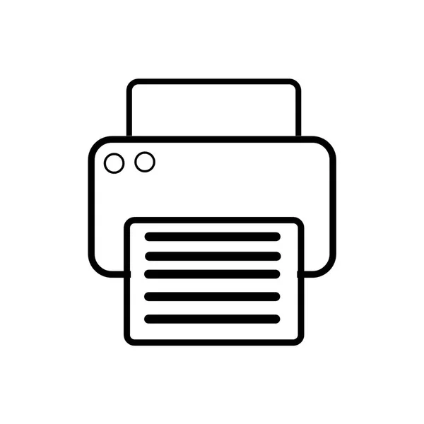 Printer Machine Icon Design Trendy — Stock Photo, Image