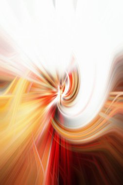Soyut, parlak, sarmal bir arkaplanın üç boyutlu görüntüsü
