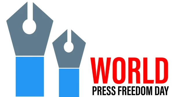 자유의 자유의 World Press Freedom Day 언론의 World Press Day — 스톡 사진