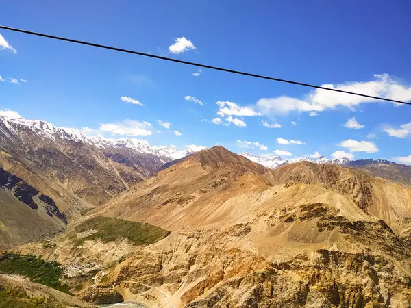 Vista Superior Bonita Vale Spiti Himachal Pradesh Índia — Fotografia de Stock