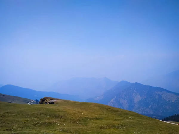 Дивовижний Вид Гірський Пейзаж Небом — стокове фото